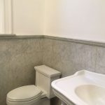 Faux Grey marble trim to match wall panels